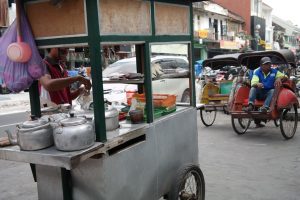 Malioboro, by Gert Lijnes on AI-tour.Travel with a wheelchair in Yogyakarta